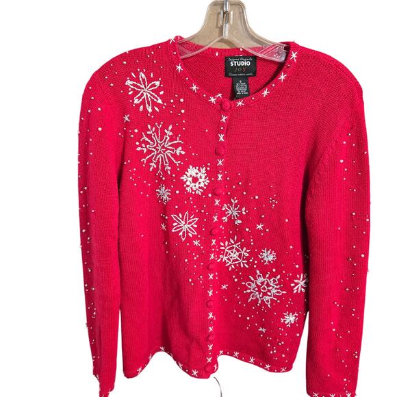 Wholesale Bulk Lot Of 4 Women's Small 4 6 Long Sleeve Winter Christmas Sweaters - Picture 2 of 7